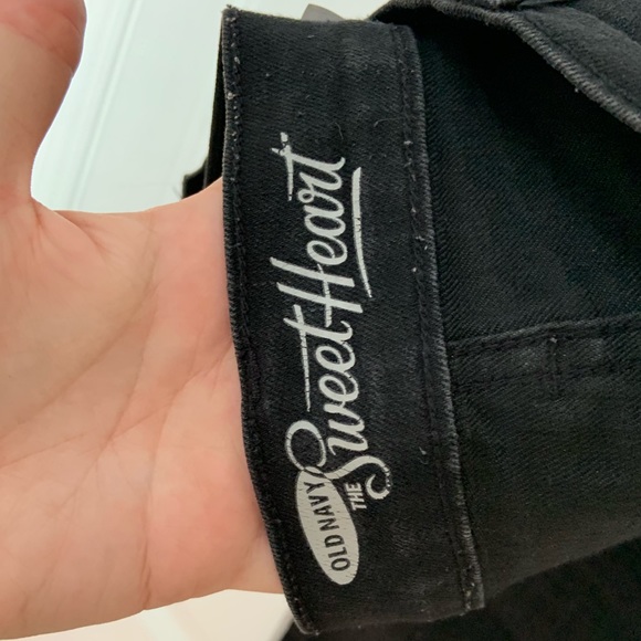 Dark wash bootcut/skinny Old Navy Sweetheart jeans - Picture 4 of 4